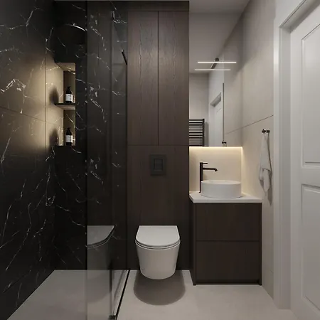 Kawalerka W Centrum Slupska -3 Osoby Wifi Tv Prysznic *